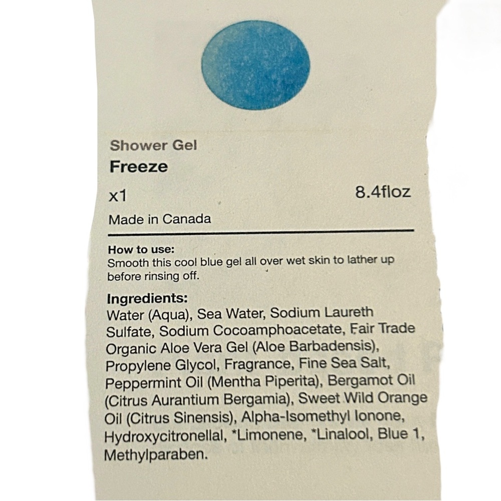 Lush Kitchen Exclusive Freeze Peppermint Sea Salt Shower Gel Body Wash NWT - Picture 12 of 12